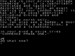 Number Six in the Village (1987)(Zenobi Software)